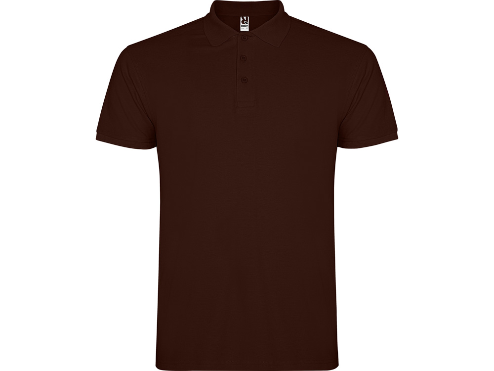 Рубашка поло Star мужская, шоколадный-0