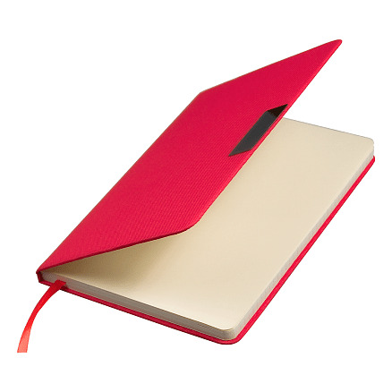 Блокнот А5 Hobard, Красный-3
