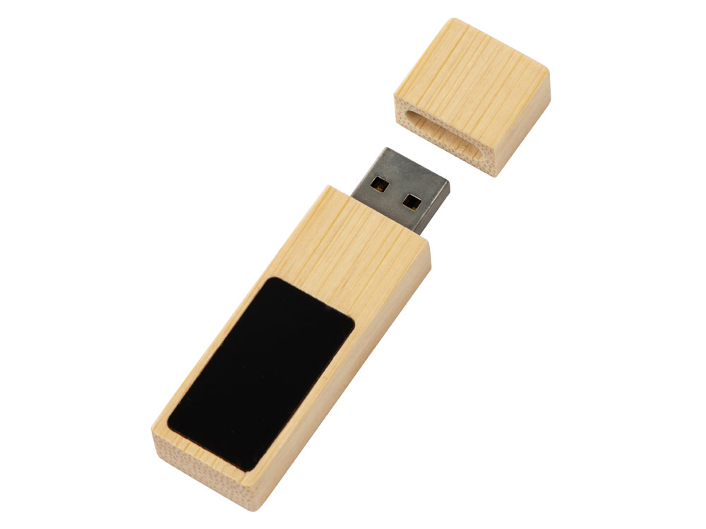 USB 2.0- флешка на 32 Гб c подсветкой логотипа Bamboo LED-1