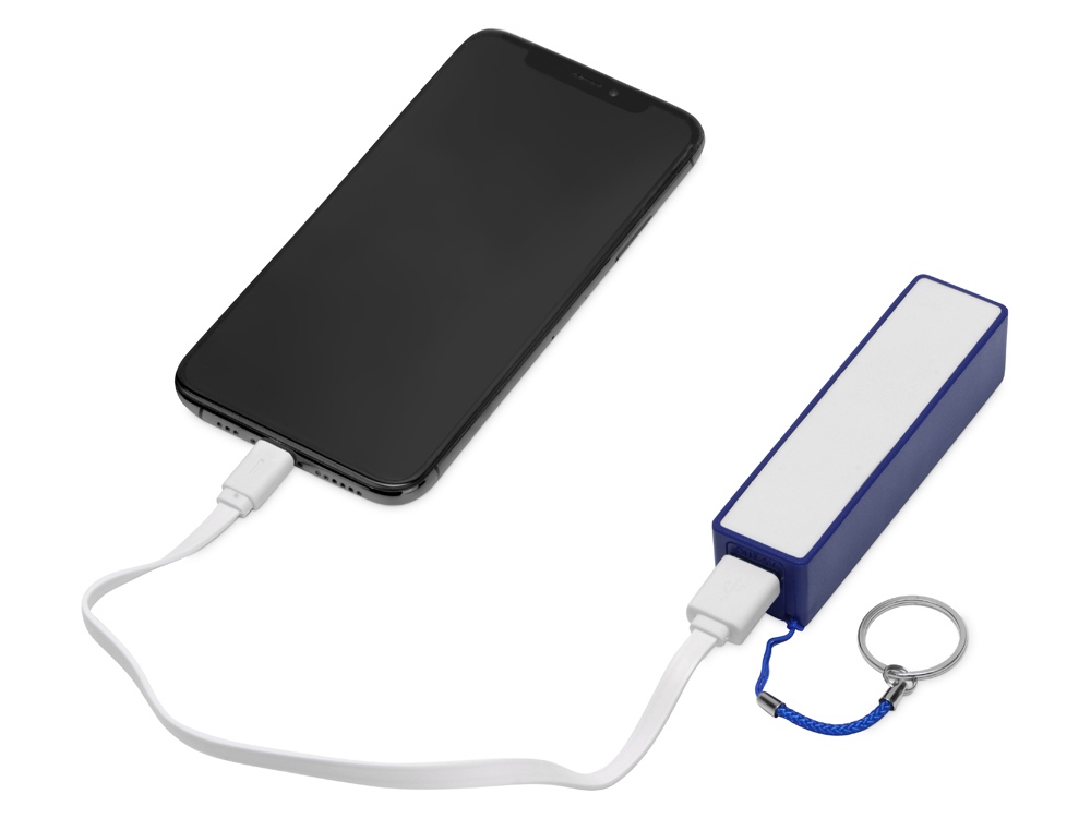 Портативное зарядное устройство Сатурн, 2200 mAh, синий-1