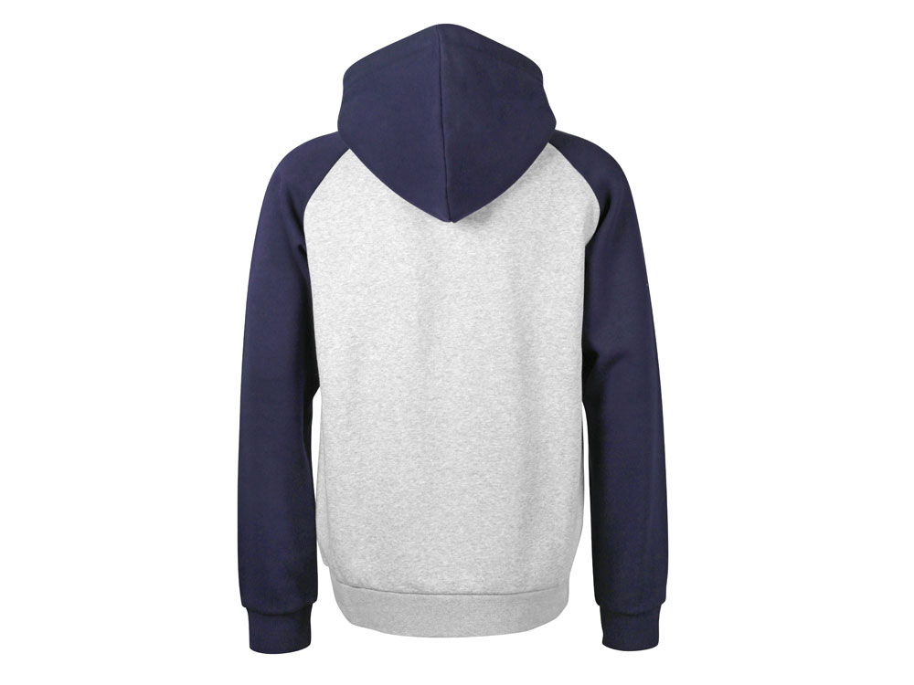 Толстовка с капюшоном Dublin мужская, темно-синий/серый меланж-7
