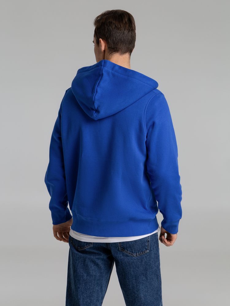 Толстовка унисекс на молнии Sherpa 280, ярко-синяя-4