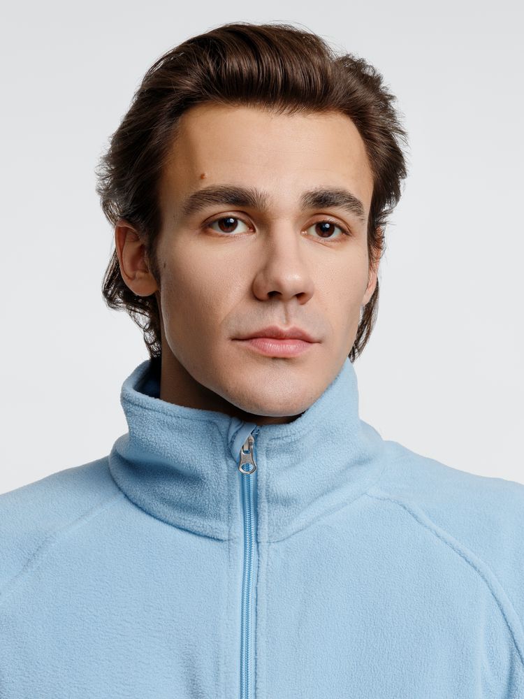 Куртка флисовая унисекс Fliska, голубая-6