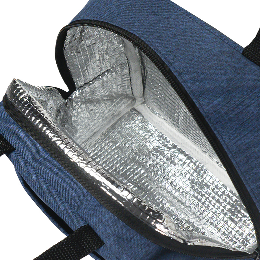 Термосумка "EAT", т.синий меланж, 24 x 21 x 12 см, полиэстер 300D, темно-синий-2