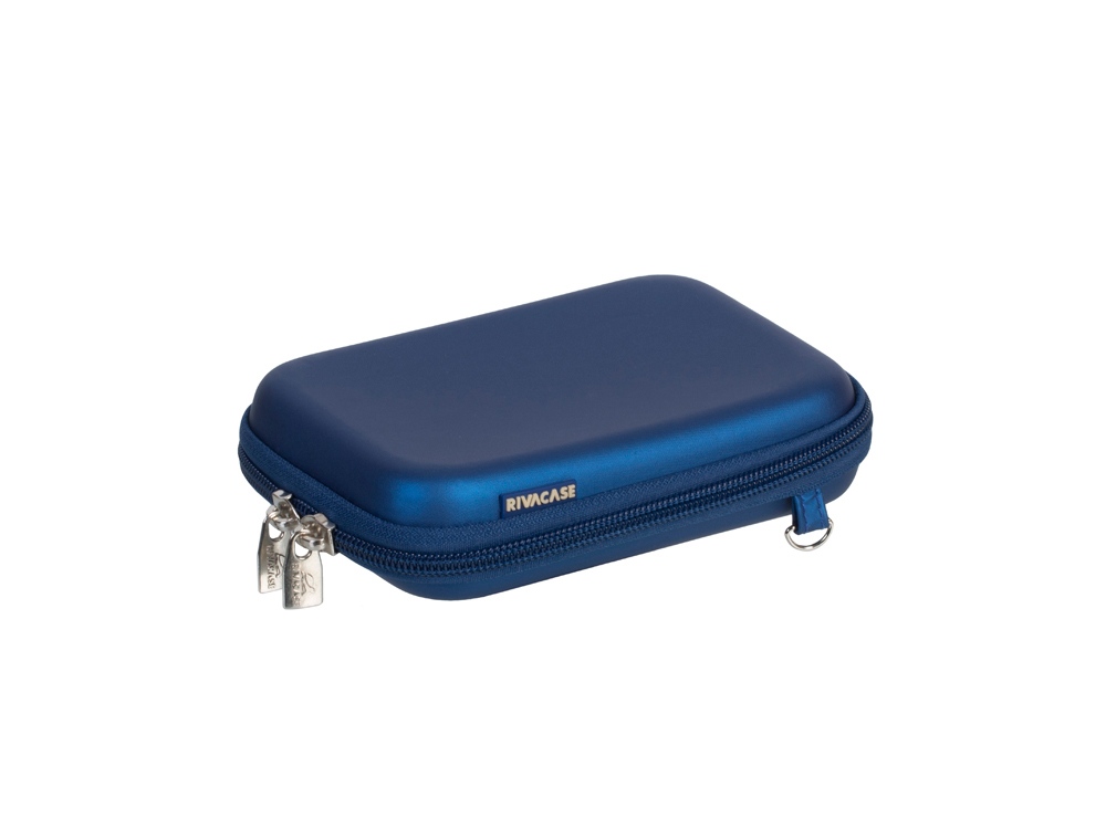 Чехол для жесткого диска из кожзама 9101, светло-синий-2