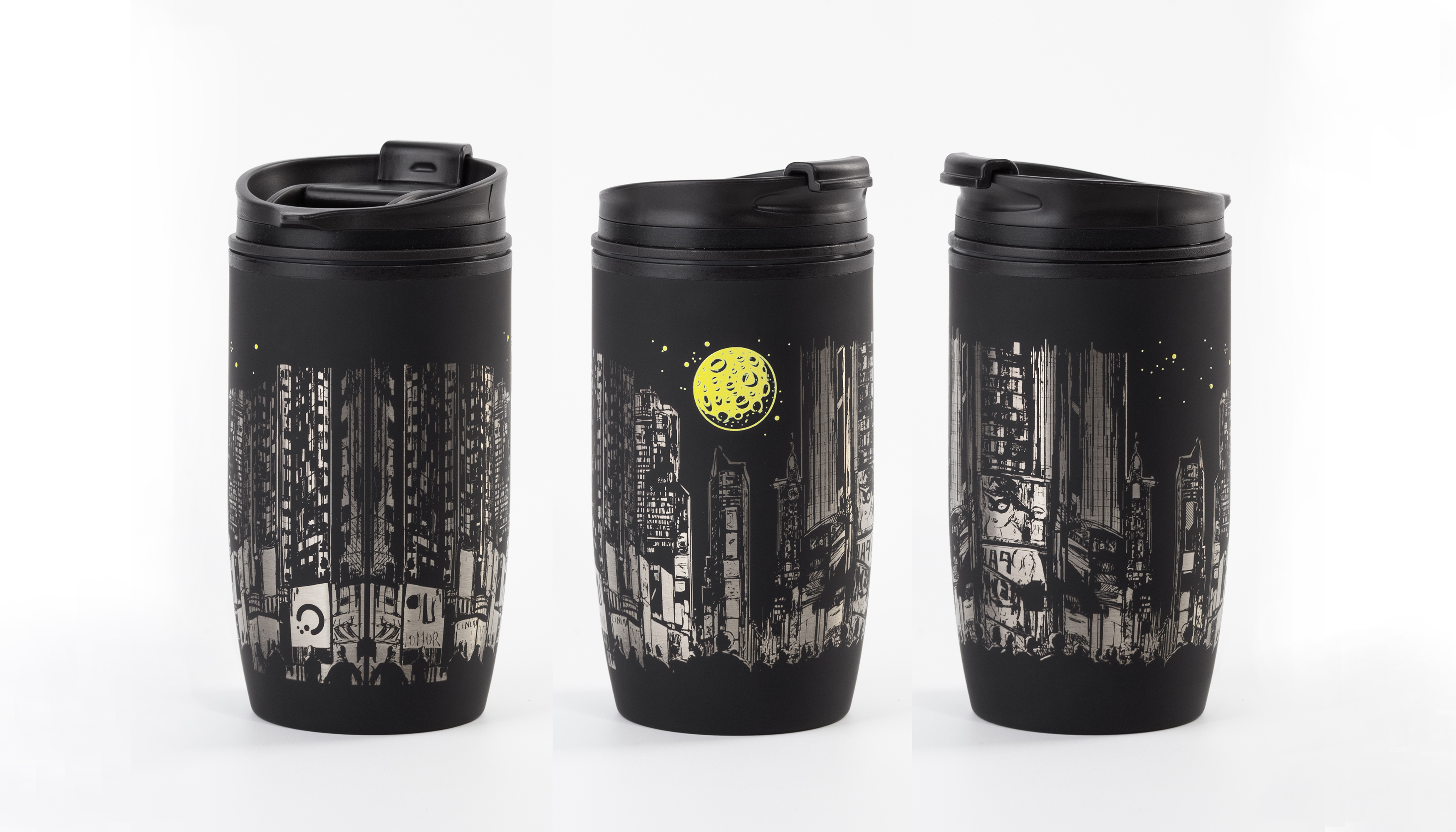 Термостакан "Unicup_Нуар" 300 мл, покрытие soft touch-1