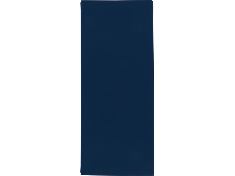 Lucas спортивное полотенце из переработанного полиэстера 30х80 см - Синий нэйви-1