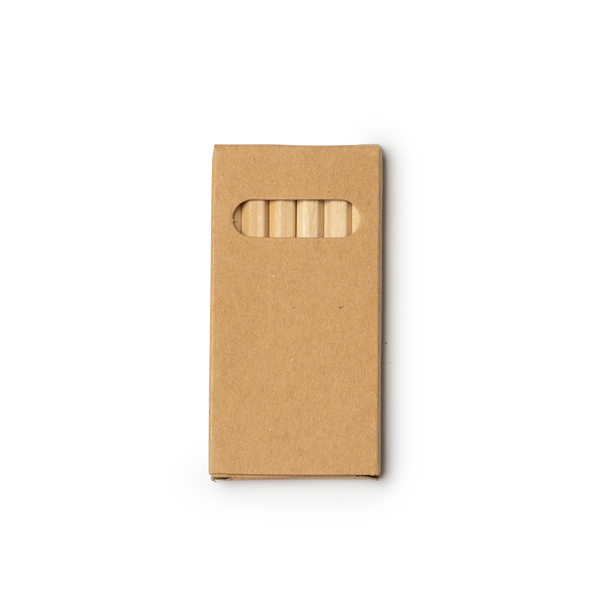 Набор AMAZONIA из 6 карандашей в коробке  , Бежевый-0