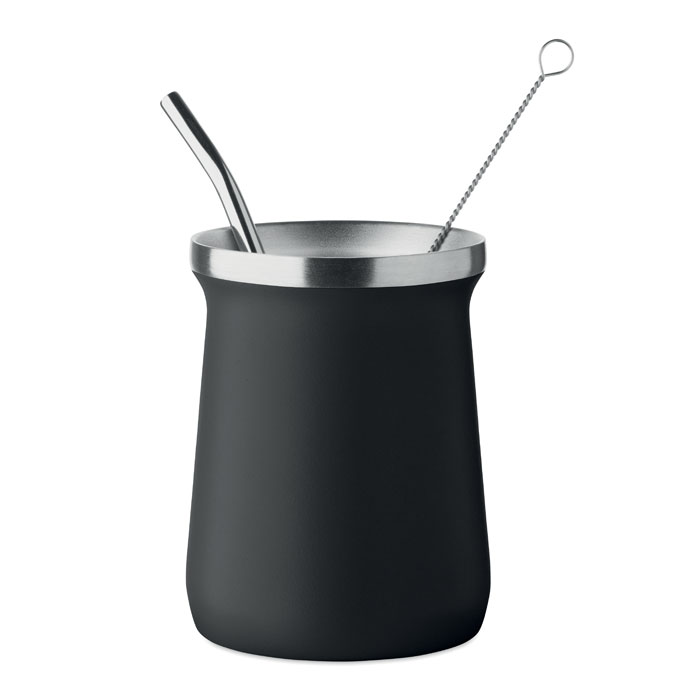 Чашка для чая мате, черный-0