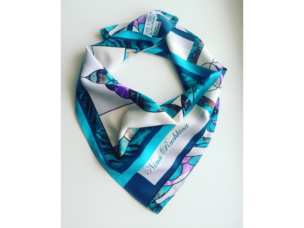 Платок Каменный Цветок-2