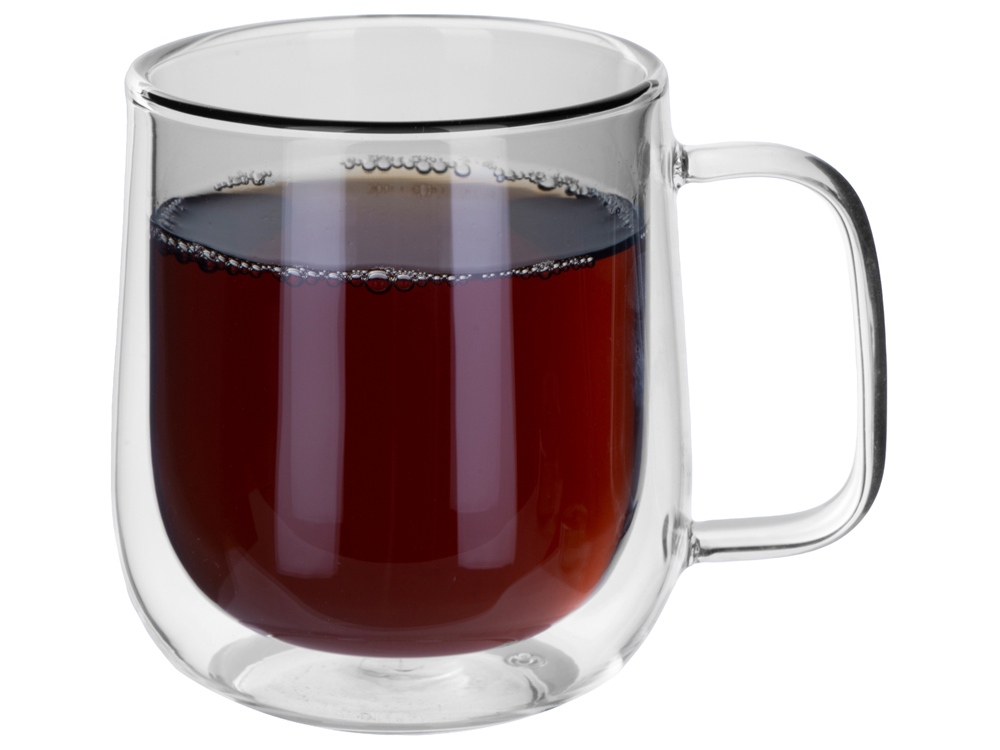 Цветная кружка Ubud с двойными стенками, черный-3