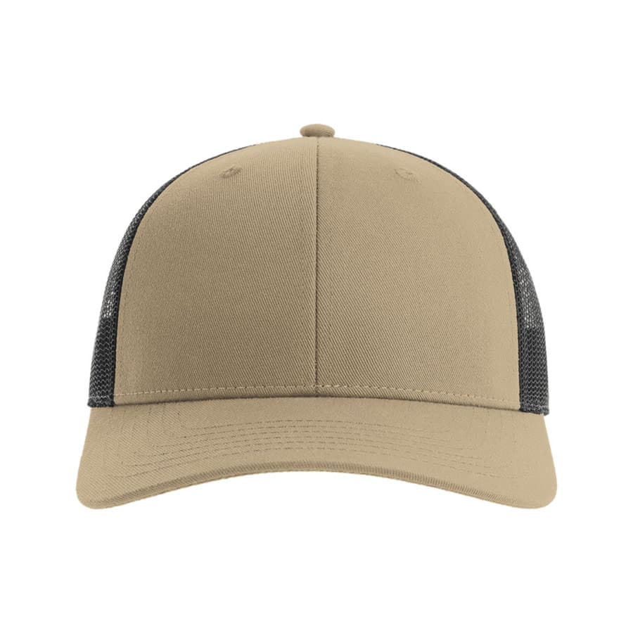 Бейсболка BRYCE, 6 клиньев, пластиковая застежка, переработанный полиэстер, хаки-3