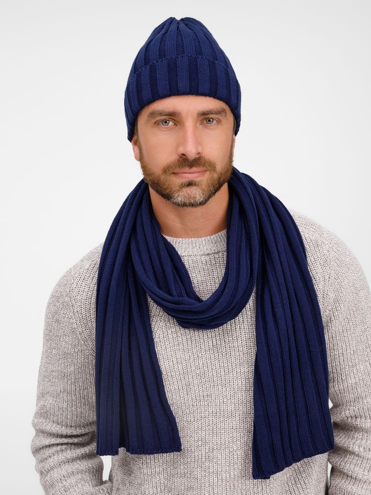 Шарф Metelitsa, темно-синий (сапфир)-3