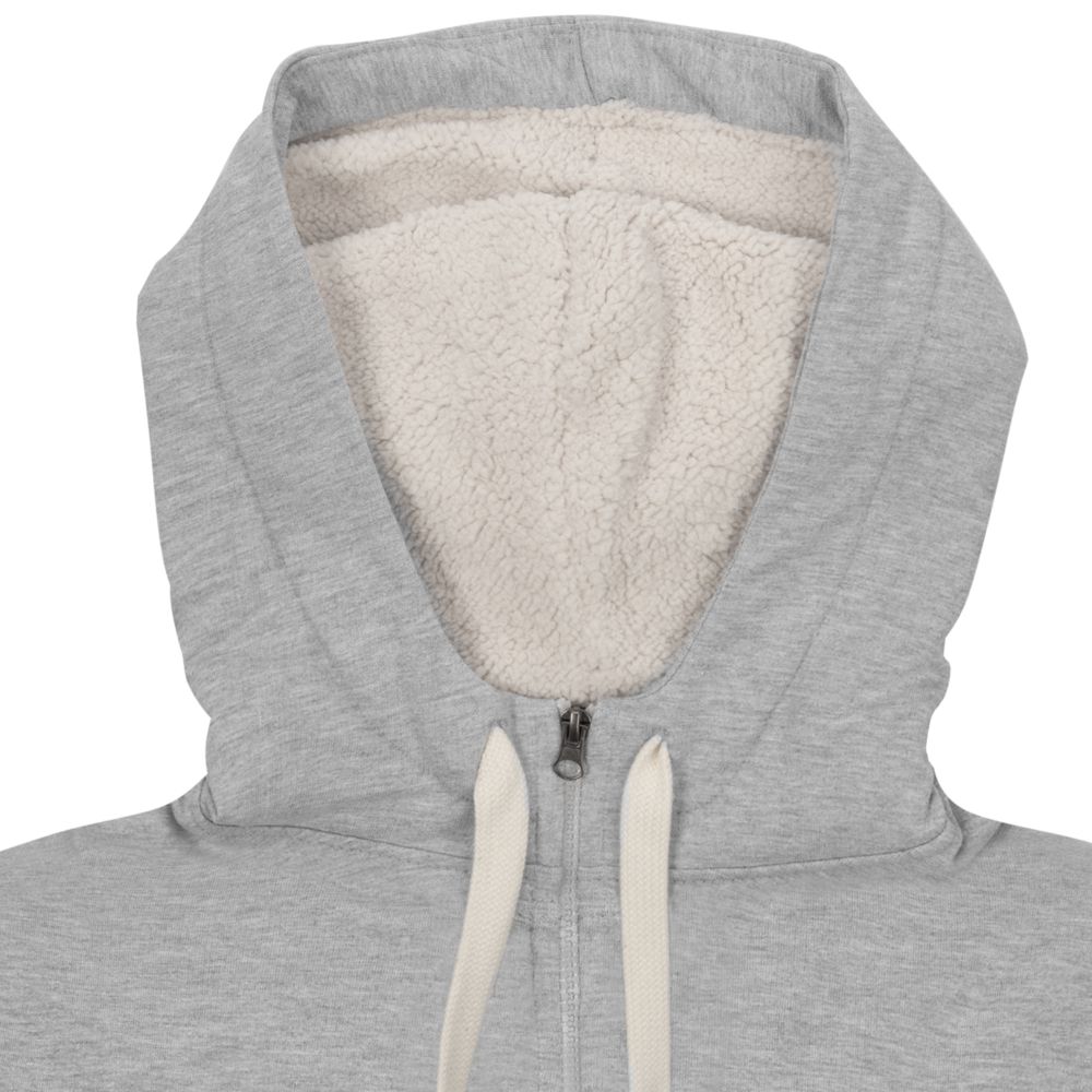 Толстовка на молнии Kulonga Sherpa, серый меланж-2