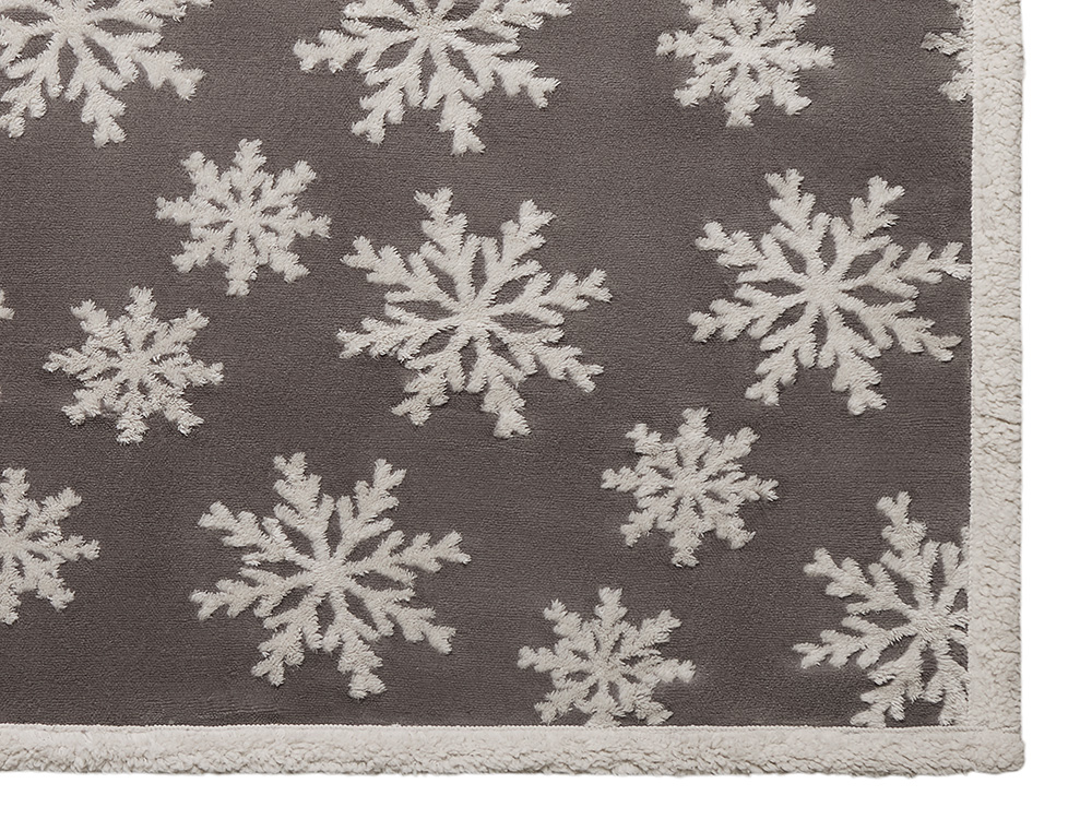 Плед Snowflake новогодний-4