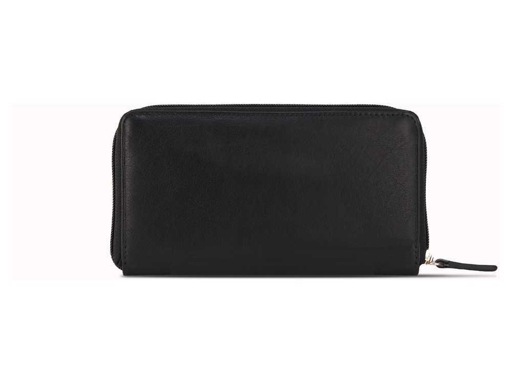 Кошелек Mano Don Leonardo, с RFID защитой, натуральная кожа в черном цвете, 19 х 2 х 10,5 см-4