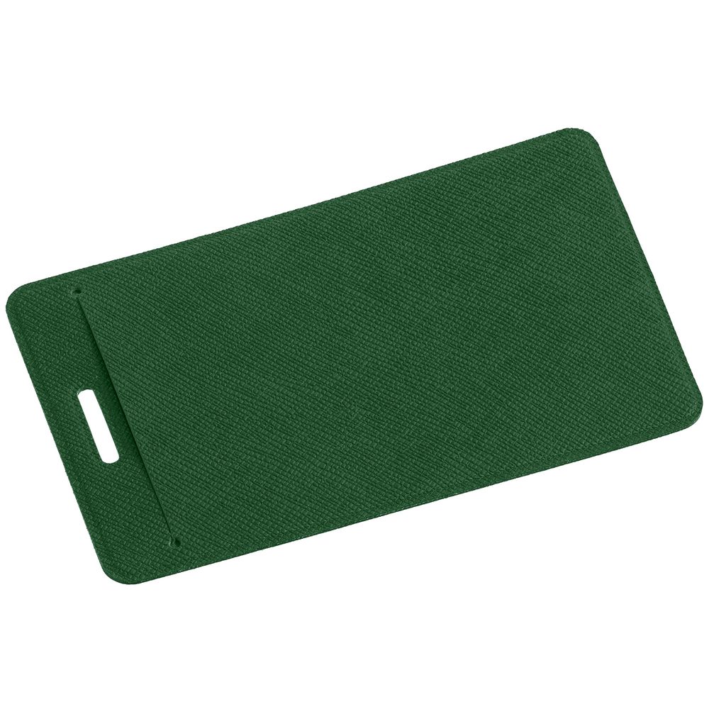Чехол для пропуска с ретрактором Devon, темно-зеленый-3
