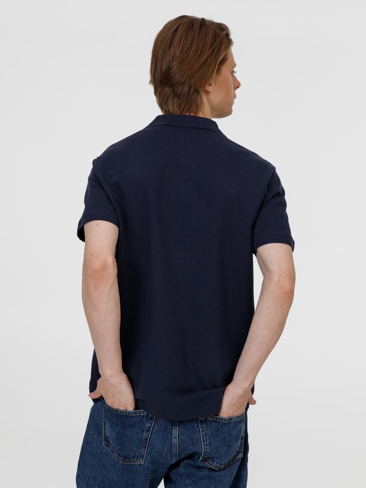 Рубашка поло унисекс Pulse, кобальт (темно-синяя)-5