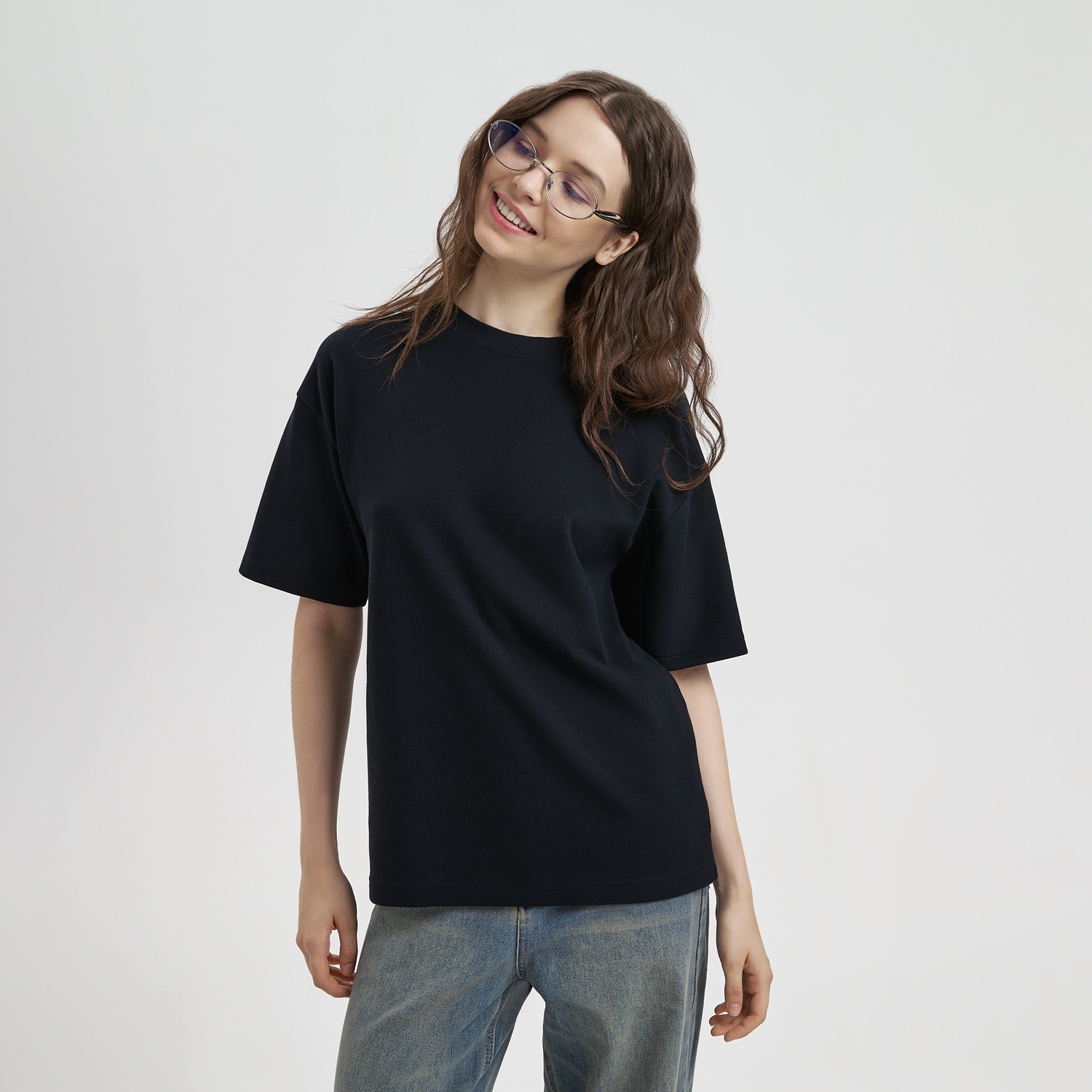 Футболка унисекс премиум AURA, черный-3