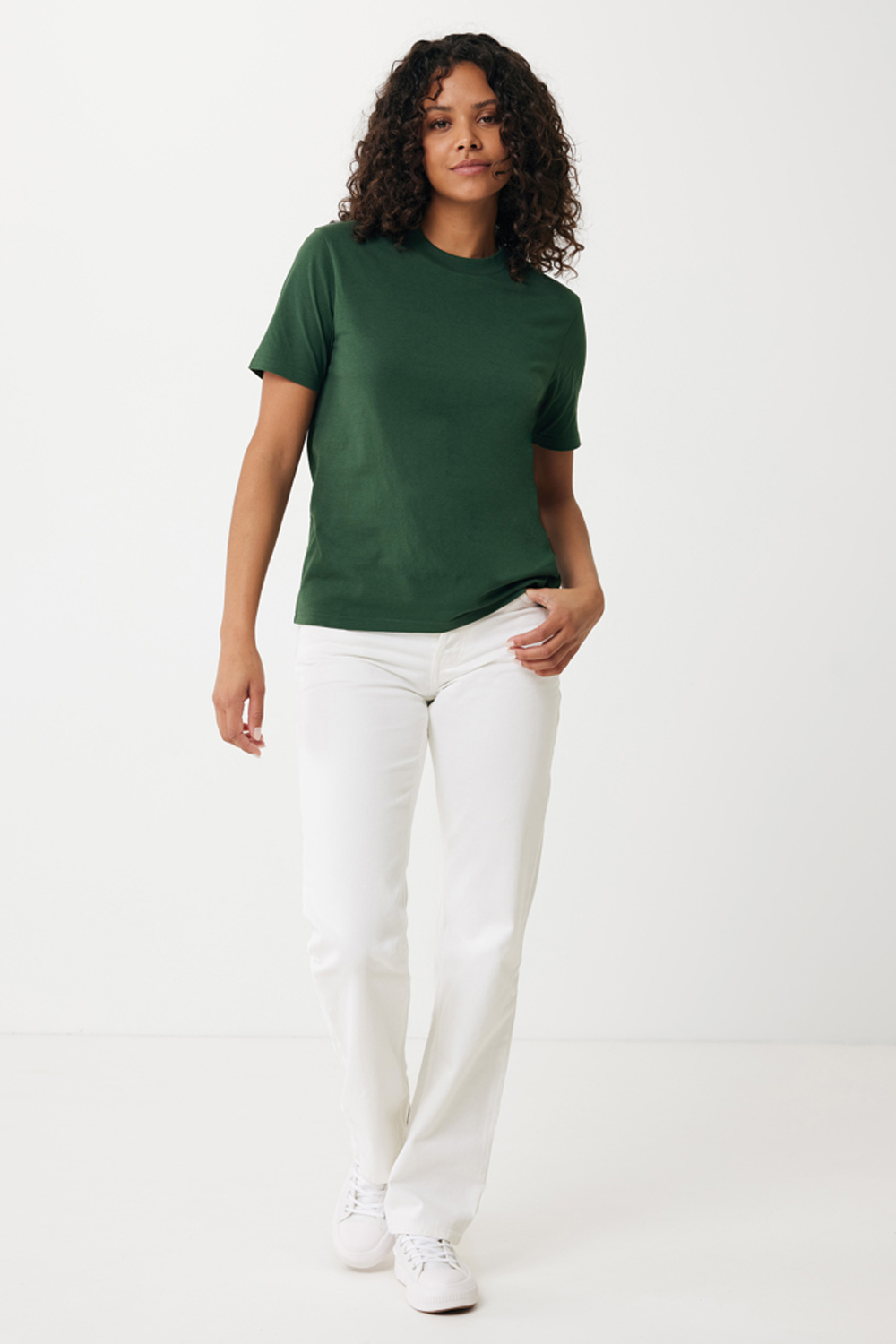 Футболка Iqoniq Sierra из переработанного хлопка, унисекс, 160 г/м²-15