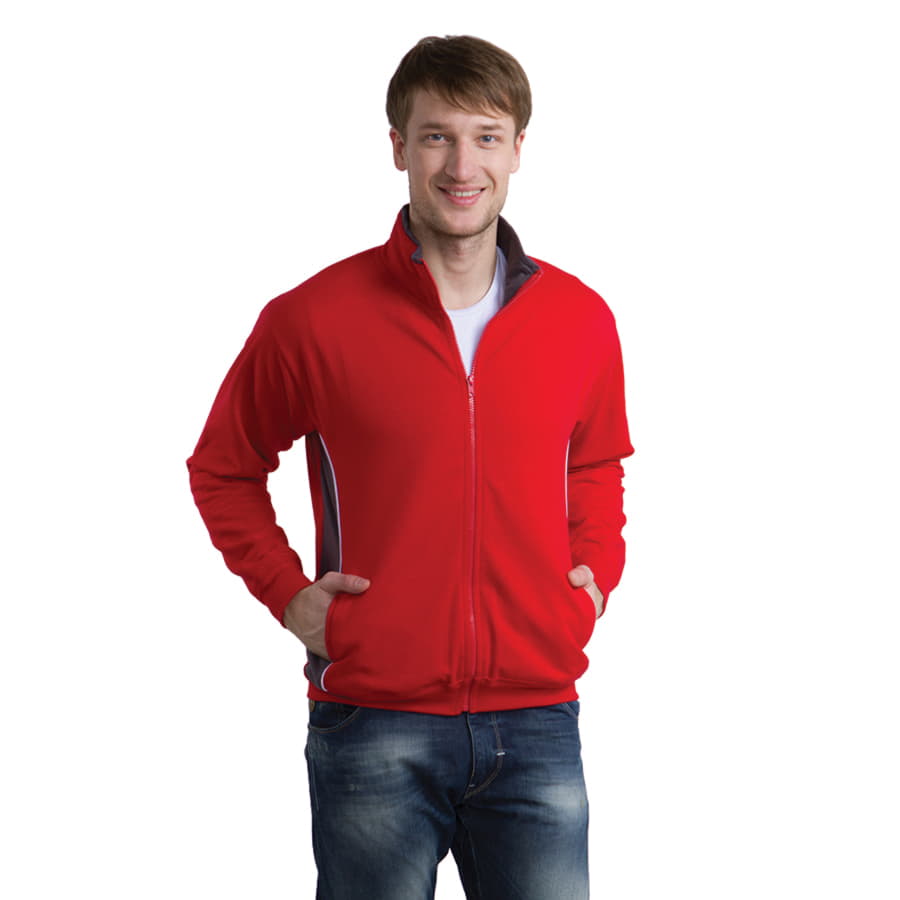 Толстовка мужская CAGLIARI 280, серый, черный-1