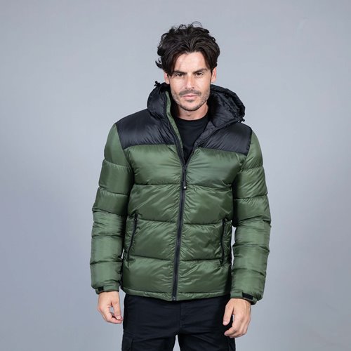 Куртка SIBERIA нейлон 40, био-пух 530, серый, черный-4