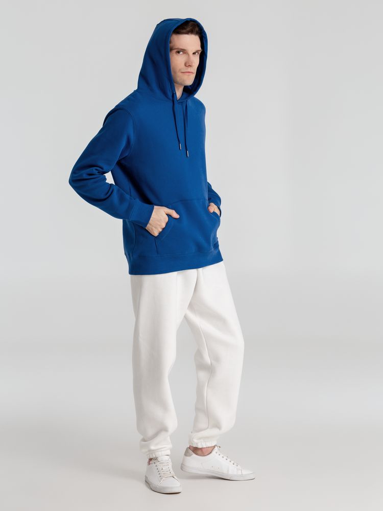 Толстовка с капюшоном унисекс King, ярко-синяя-5