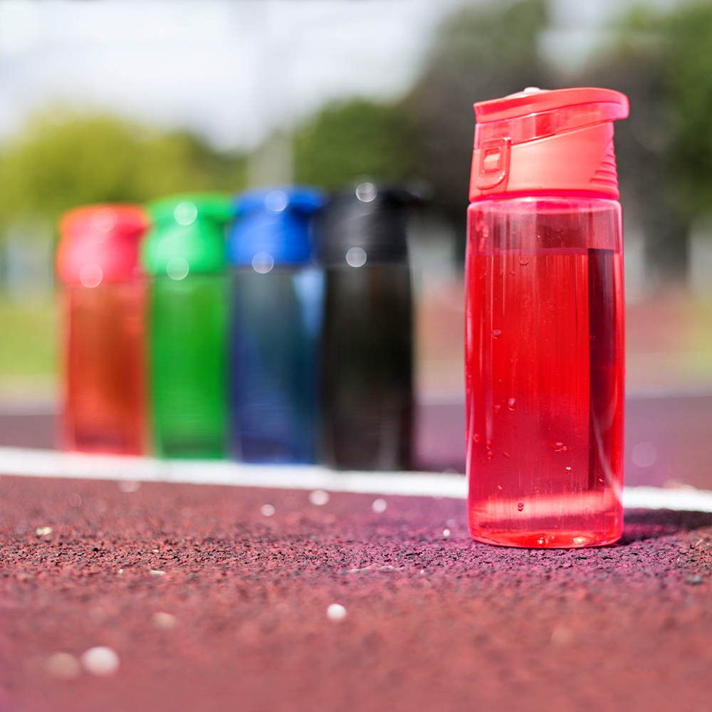 Пластиковая бутылка Blink, Красный-3