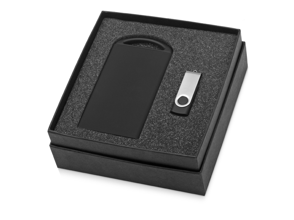 Подарочный набор Jack Nicholson с флешкой и зарядным устройством для зеркальной гравировки, серебристый-0
