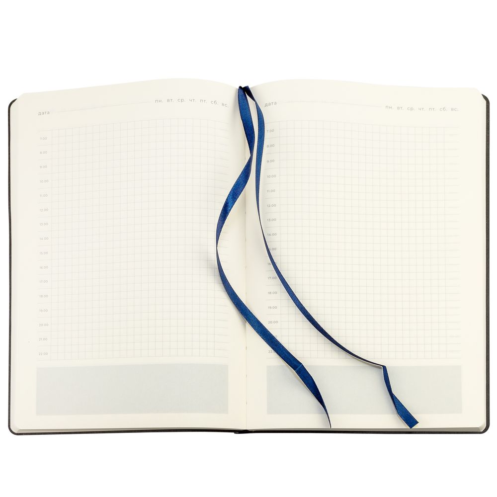 Ежедневник Lable Touch, недатированный, темно-синий-2
