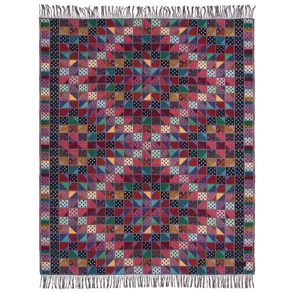 Плед Illinois, бордовый-2