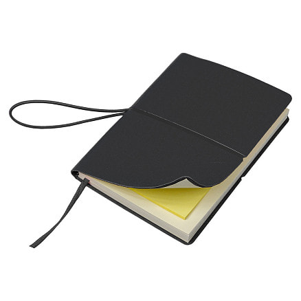 Блокнот А6 Van Diemen со стикерами, Чёрный-3