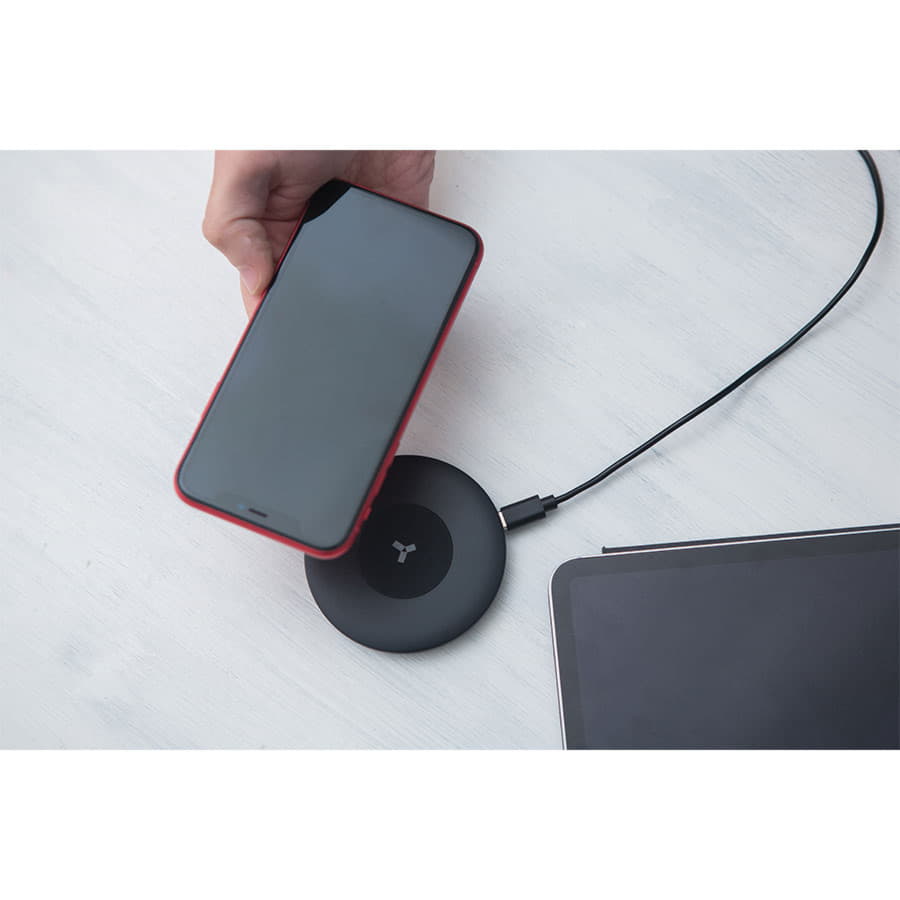 Беспроводное зарядное устройство Accesstyle Darkslate 15W,  черный, черный-11