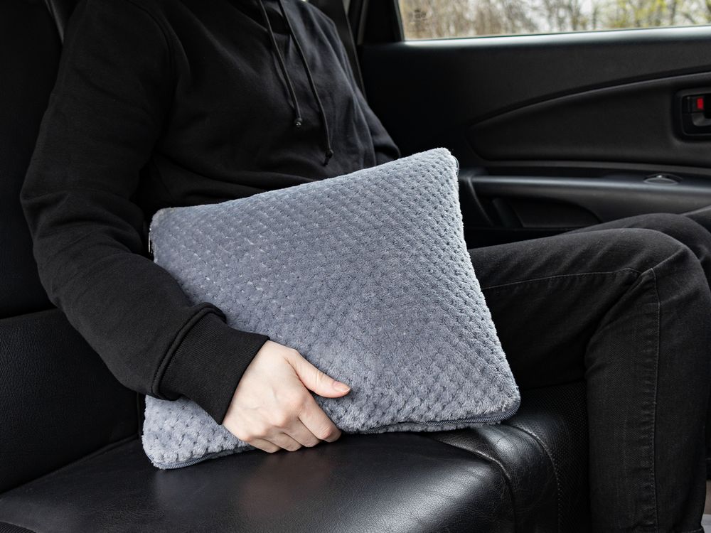 Плед-подушка Dreamscape, серый-3