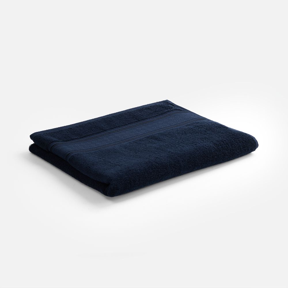 Полотенце махровое Terrychic XL, темно-синее-1