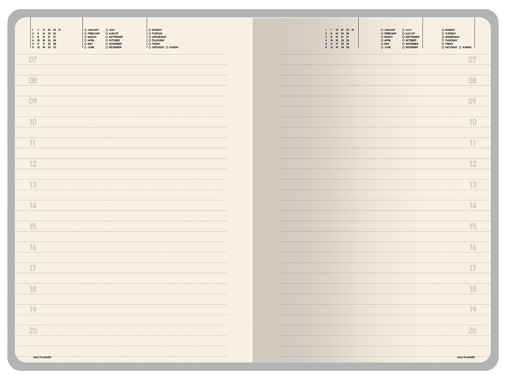 Ежедневник А5 Megapolis Color New soft-touch, светло-серый-9