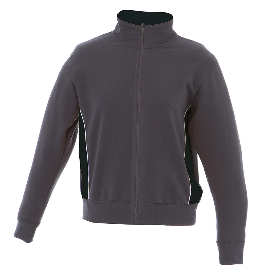 Толстовка мужская CAGLIARI 280, серый, черный-0