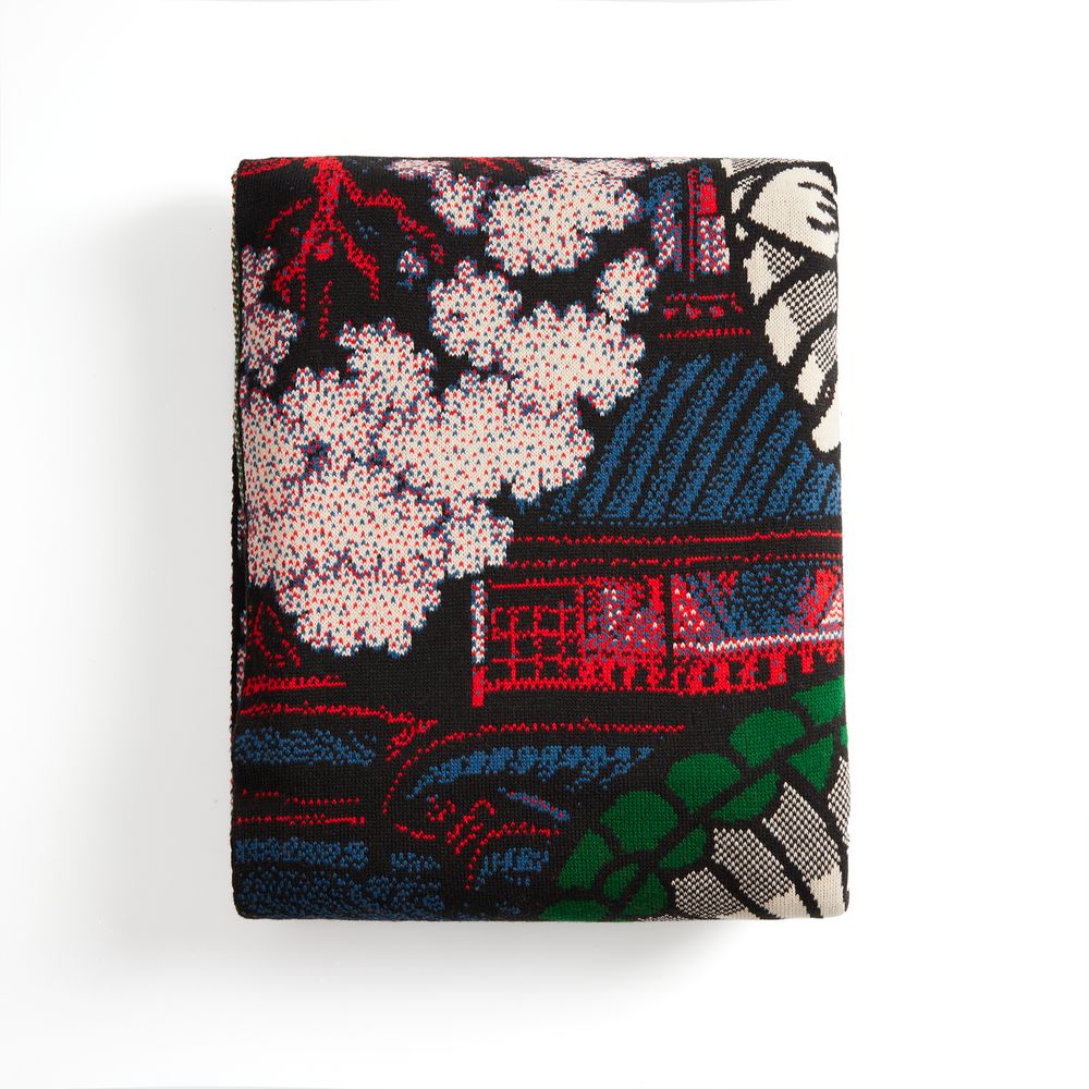 Плед Multicolor Net на заказ, S, акрил-2