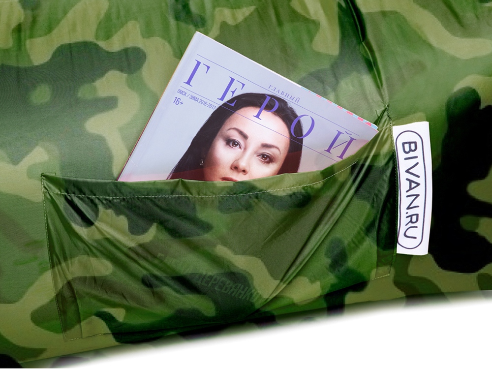 Надувной диван БИВАН 2.0, хаки-4