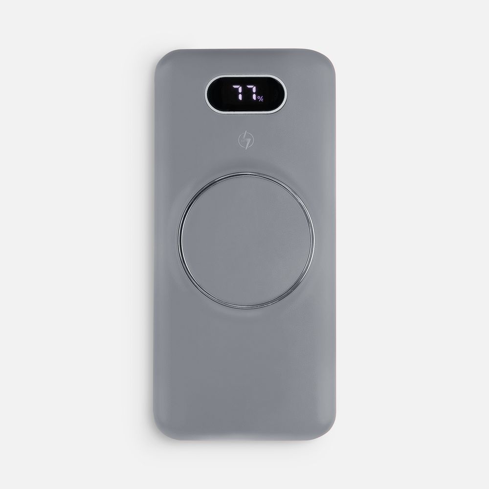 Аккумулятор Omni Qi 10000 мАч, ver.2, серый-1