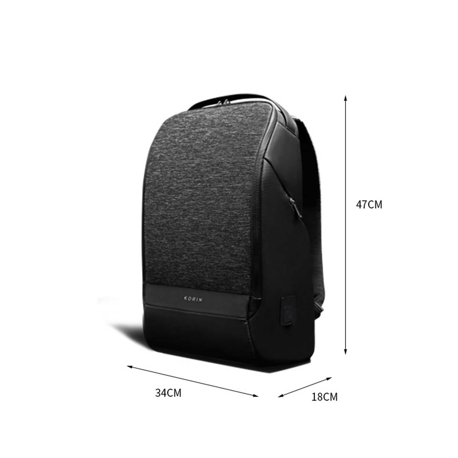 Рюкзак KORIN FlexPack Pro 47х34х18 см, черный-7