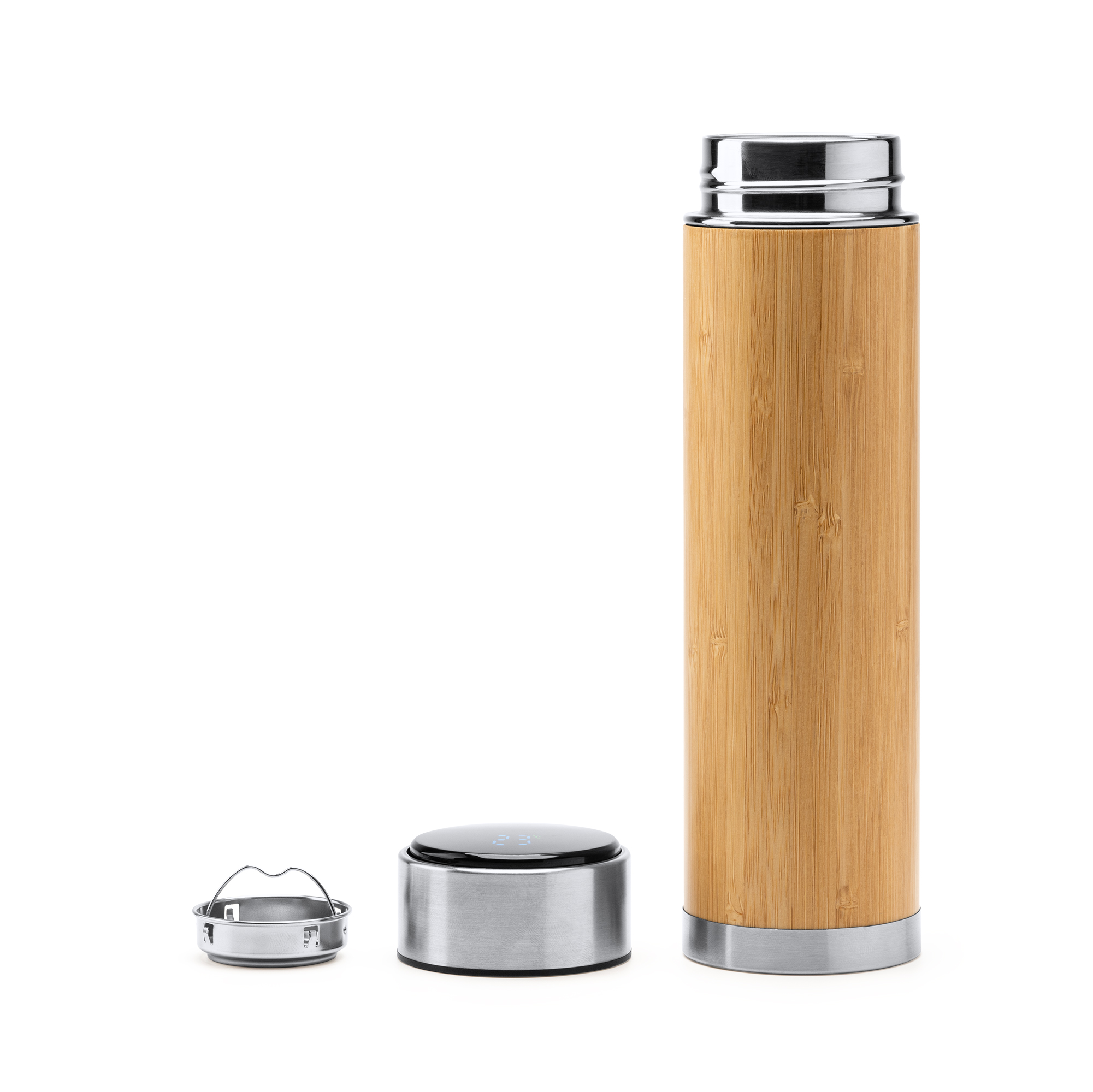 Термос CEDRO, Бамбуковый-4