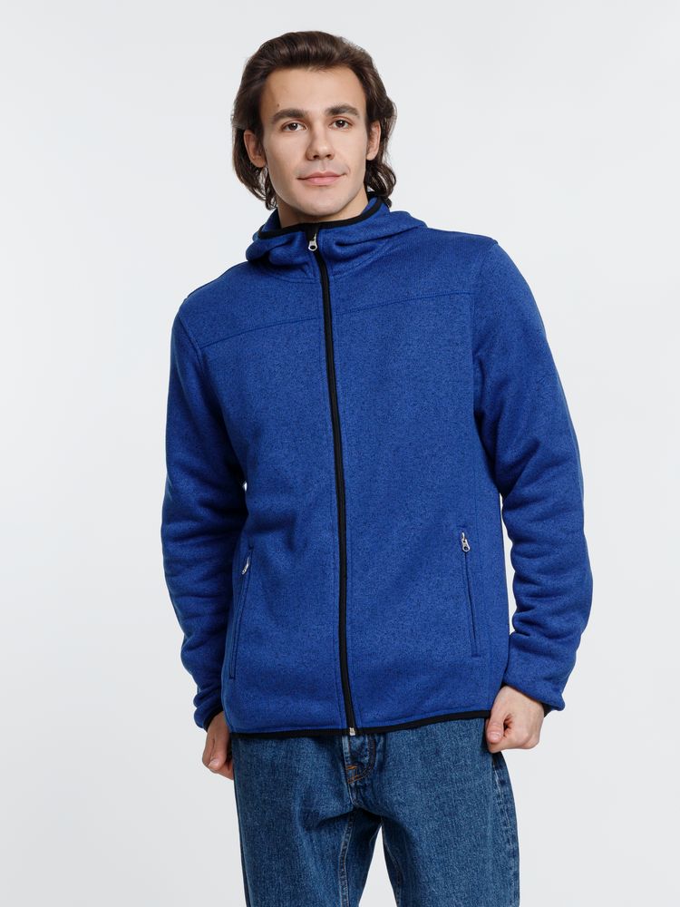 Куртка с капюшоном унисекс Gotland, синяя-4