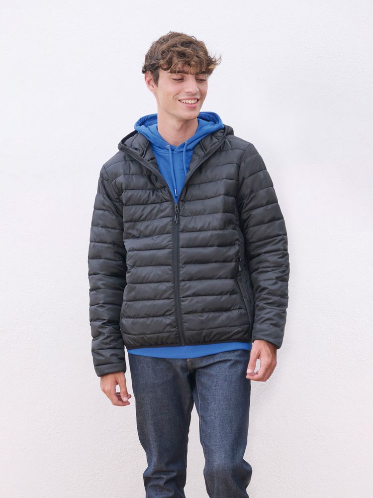 Куртка с капюшоном мужская Stream Men, черная-2