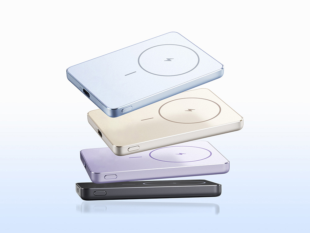 Внешний аккумулятор Xiaomi Super Slim Magnetic Power Bank 5000 Purple-4