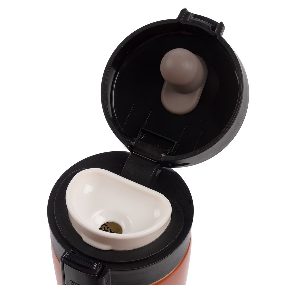 Термостакан с ситечком No Leak Infuser, оранжевый-1