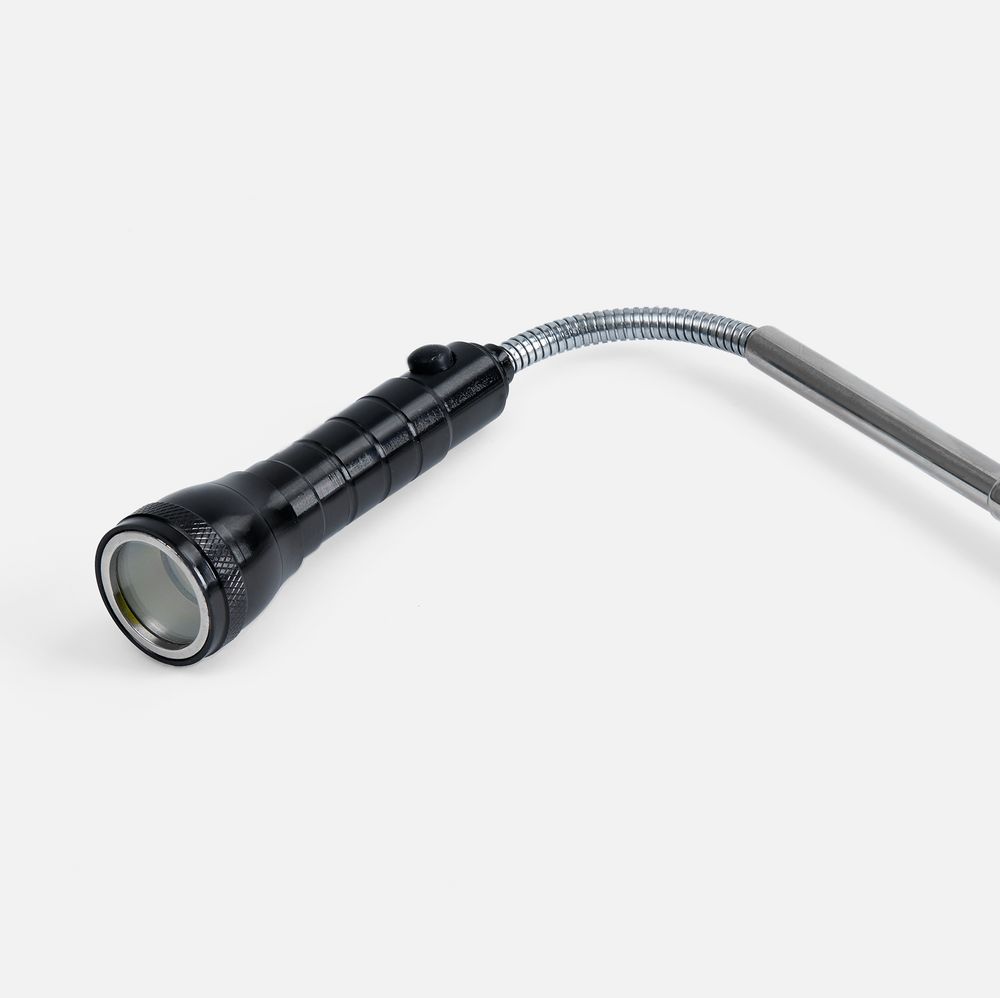 Телескопический фонарь с магнитом Flexion, ver.2, черный-4