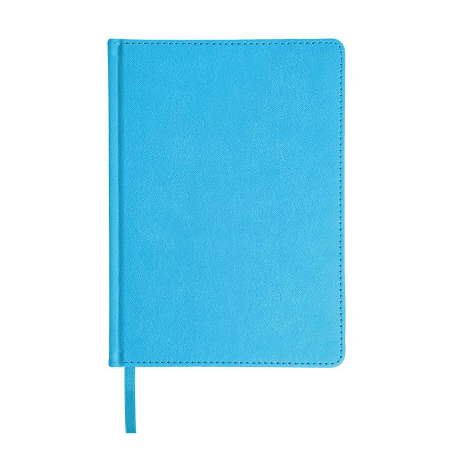 Ежедневник недатированный Bliss,  формат А5, в линейку, голубой-1