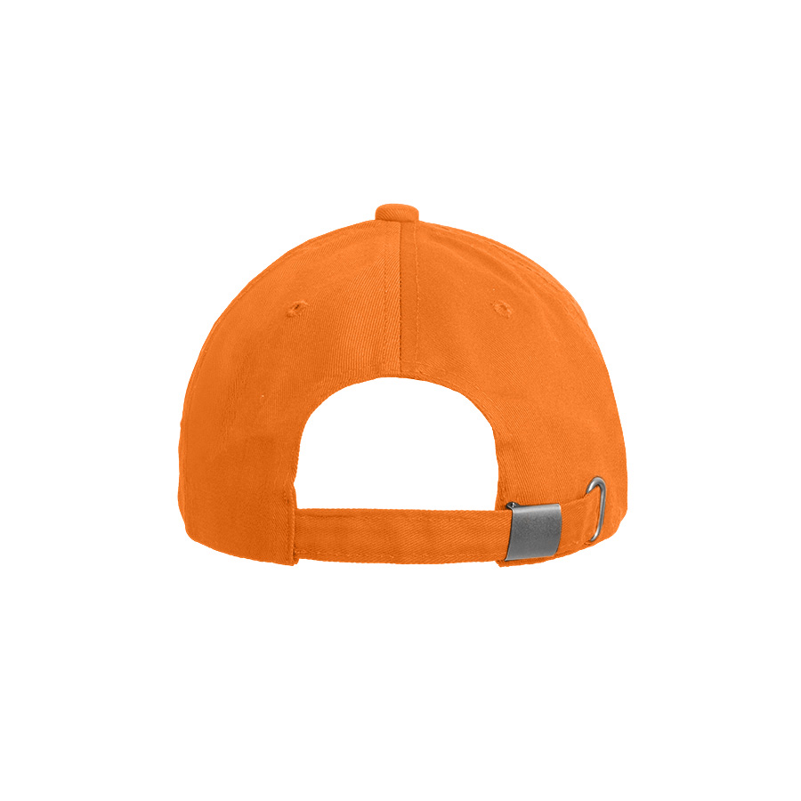 Бейсболка VALLEY, 5 клиньев, металлическая застежка, оранжевый-5