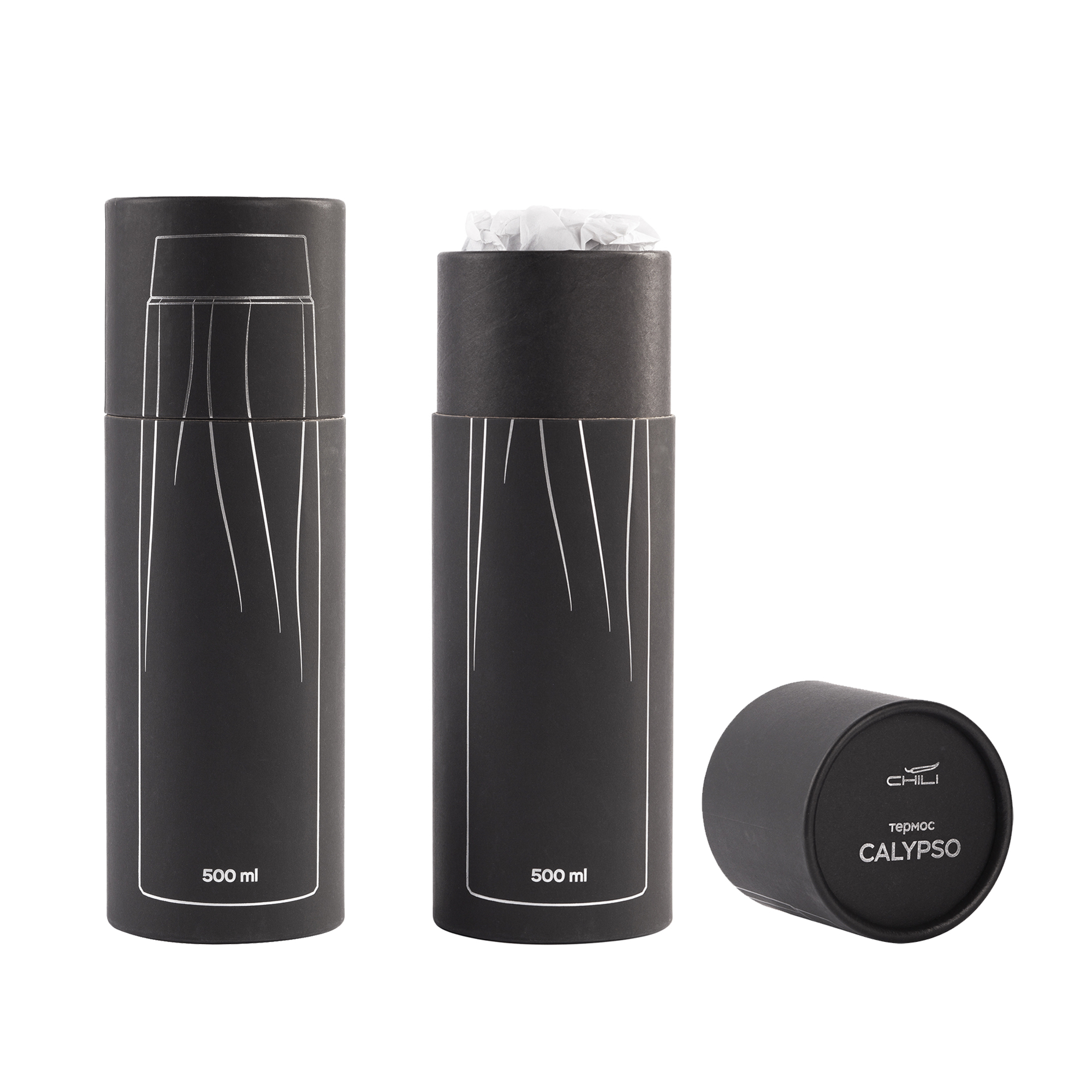 Термос "Calypso", покрытие soft touch, 500 мл-6